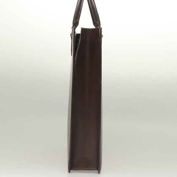 LOUIS VUITTON Epi Sac Plat Hand Bag Mocha LV Auth - Picture 4 of 16